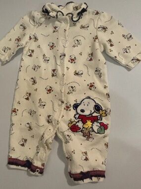 Baby Snoopy Fall Romper